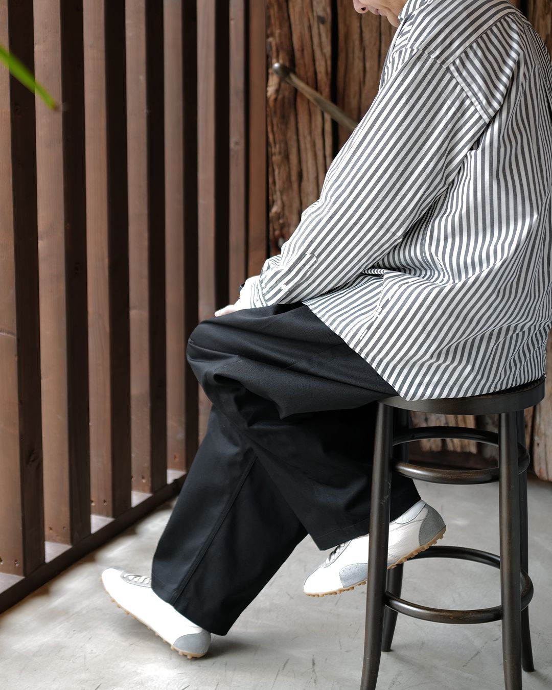 Maison Margiela ドロップライズ コットントラウザーズ ＆ スプリンターズ