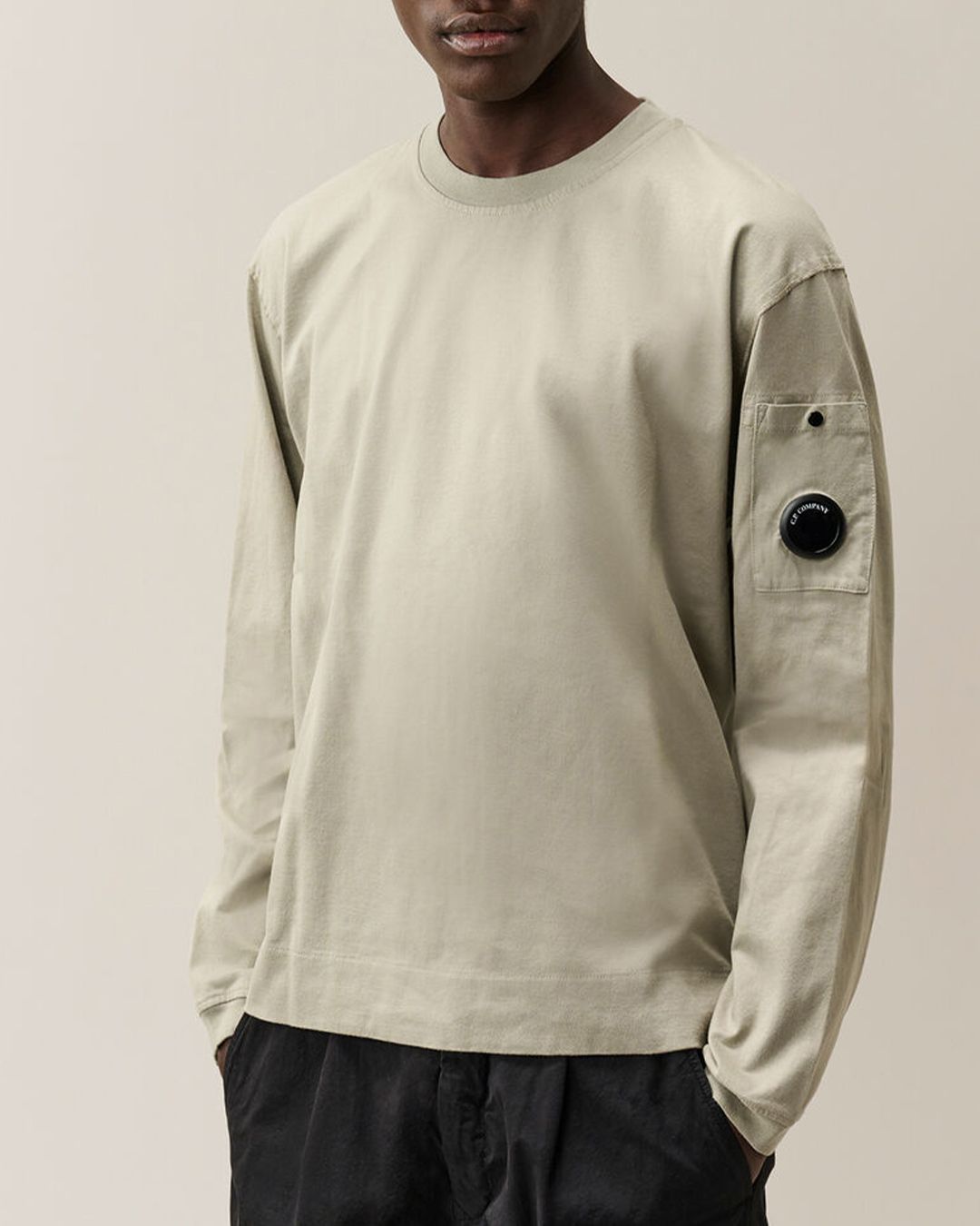 30/2 Mercerized Jersey Twisted Long Sleeve Lens T-Shirt FALLEN ROC.