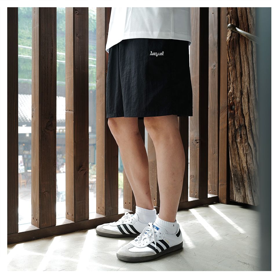 SQ-24SS-SP-04 EASY SHORTS  BLACK