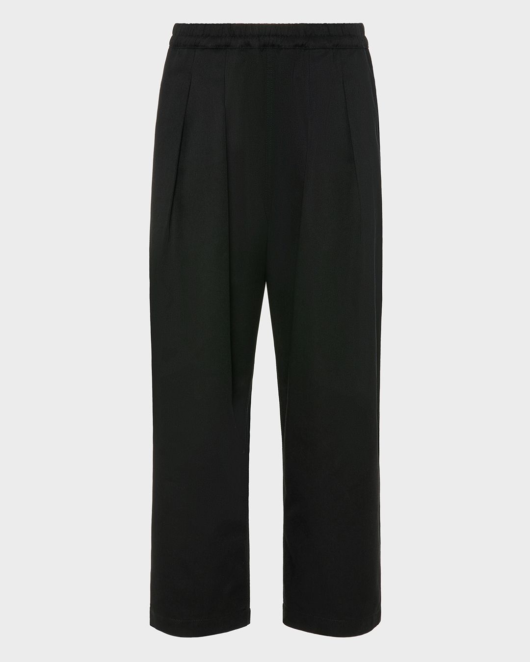 ドロップライズ コットントラウザーズ [BLACK]