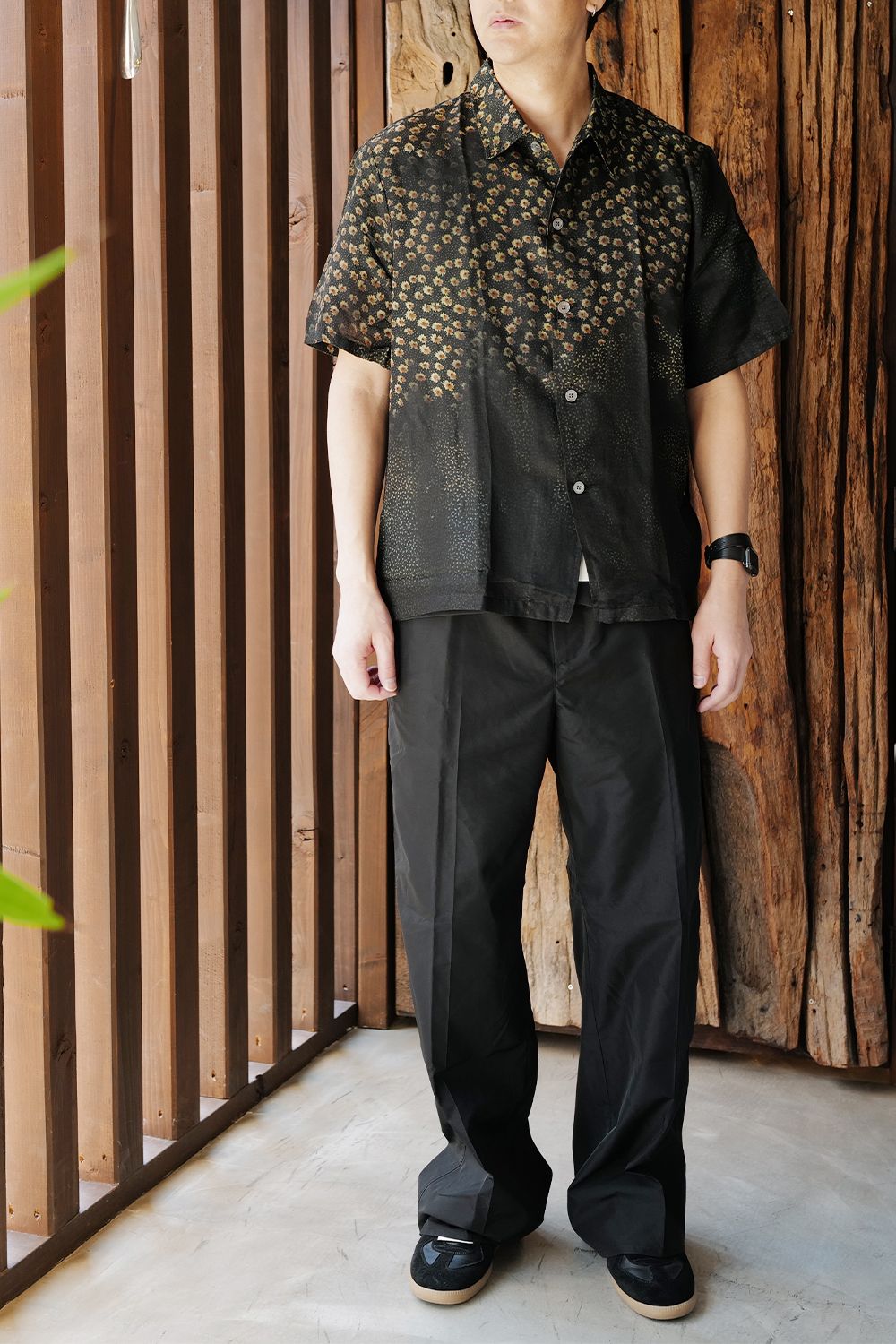 OUR LEGACY - WANDER TROUSER Black Grace Nylon | River