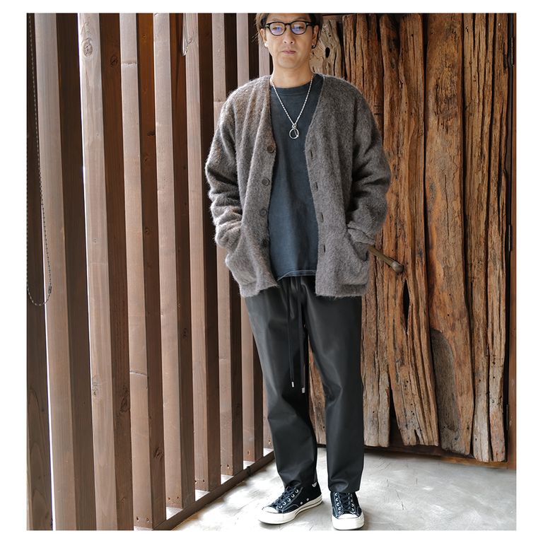 OUR LEGACY - CARDIGAN Mole Grey Mohair | River 