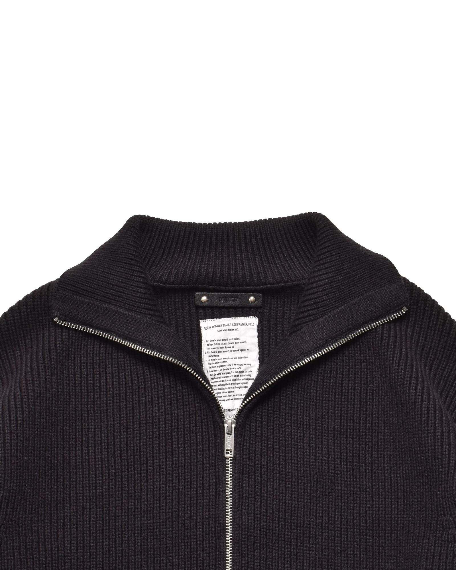 Heavyweight Trucker Knit Blouson  C.gry