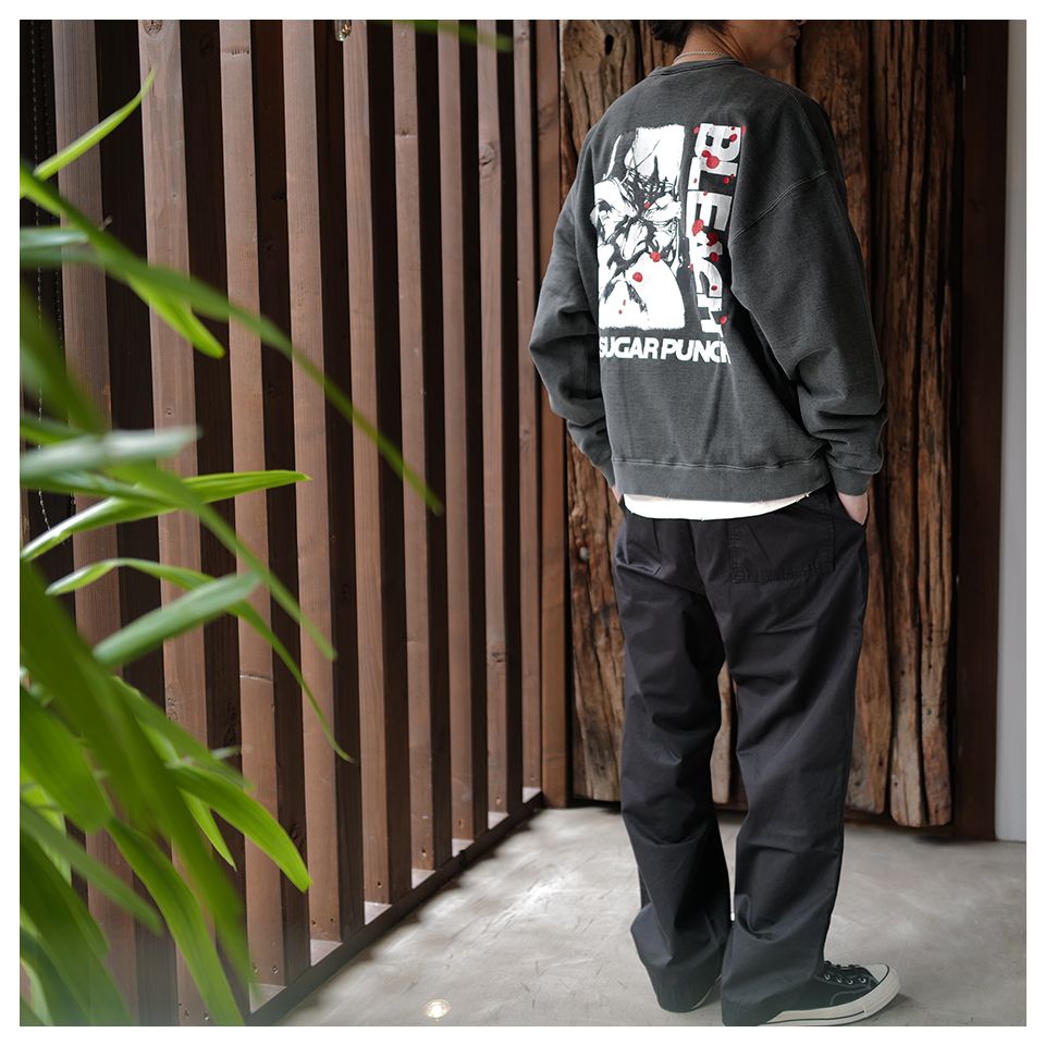 TBLM24AM005 Sweat (GENRYUSAI)  Black