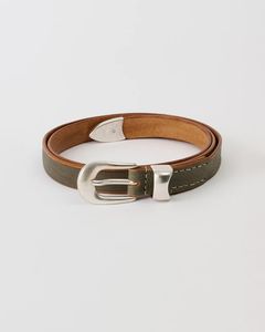2 CM BELT Overcast Blue Leather