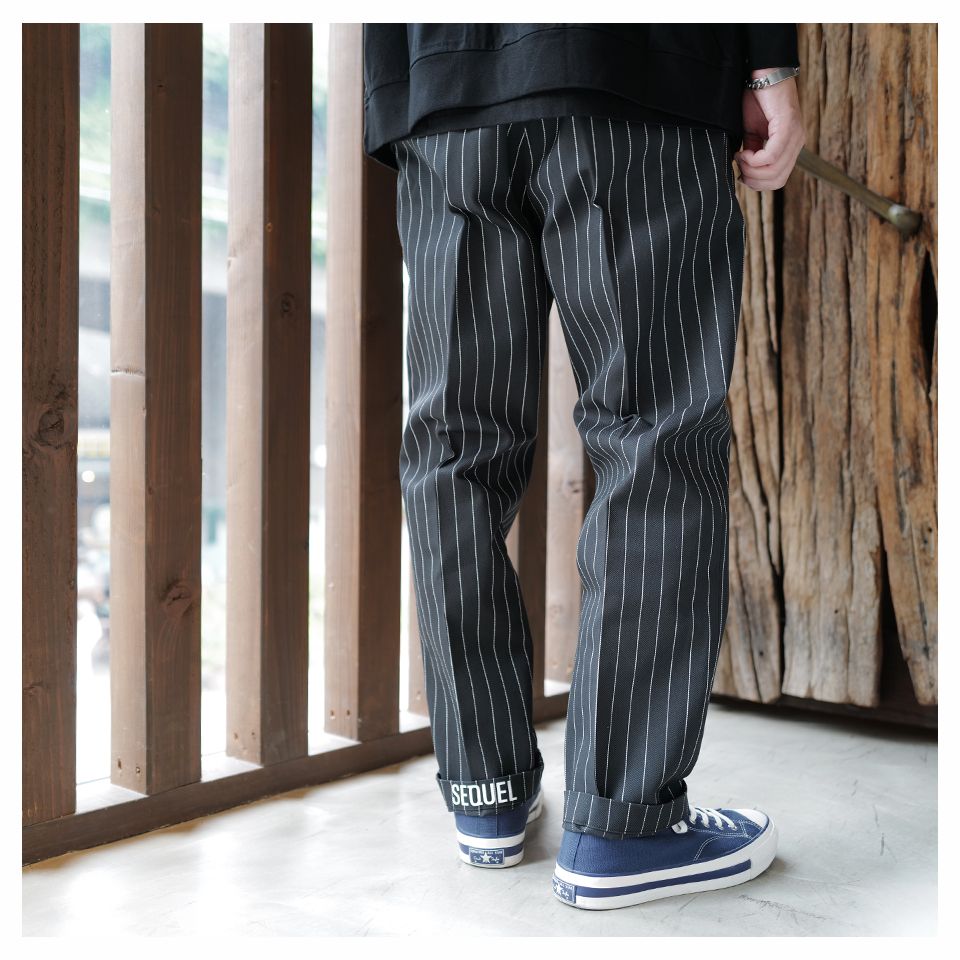 SEQUEL CHINO PANTS(TYPE-F) ストライプ STRIPE-