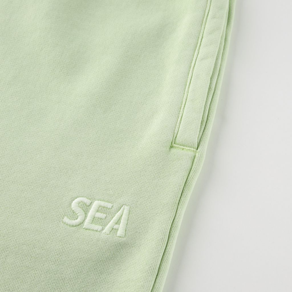 SEA (pigment-dye) Sweat shorts Pistacio - S