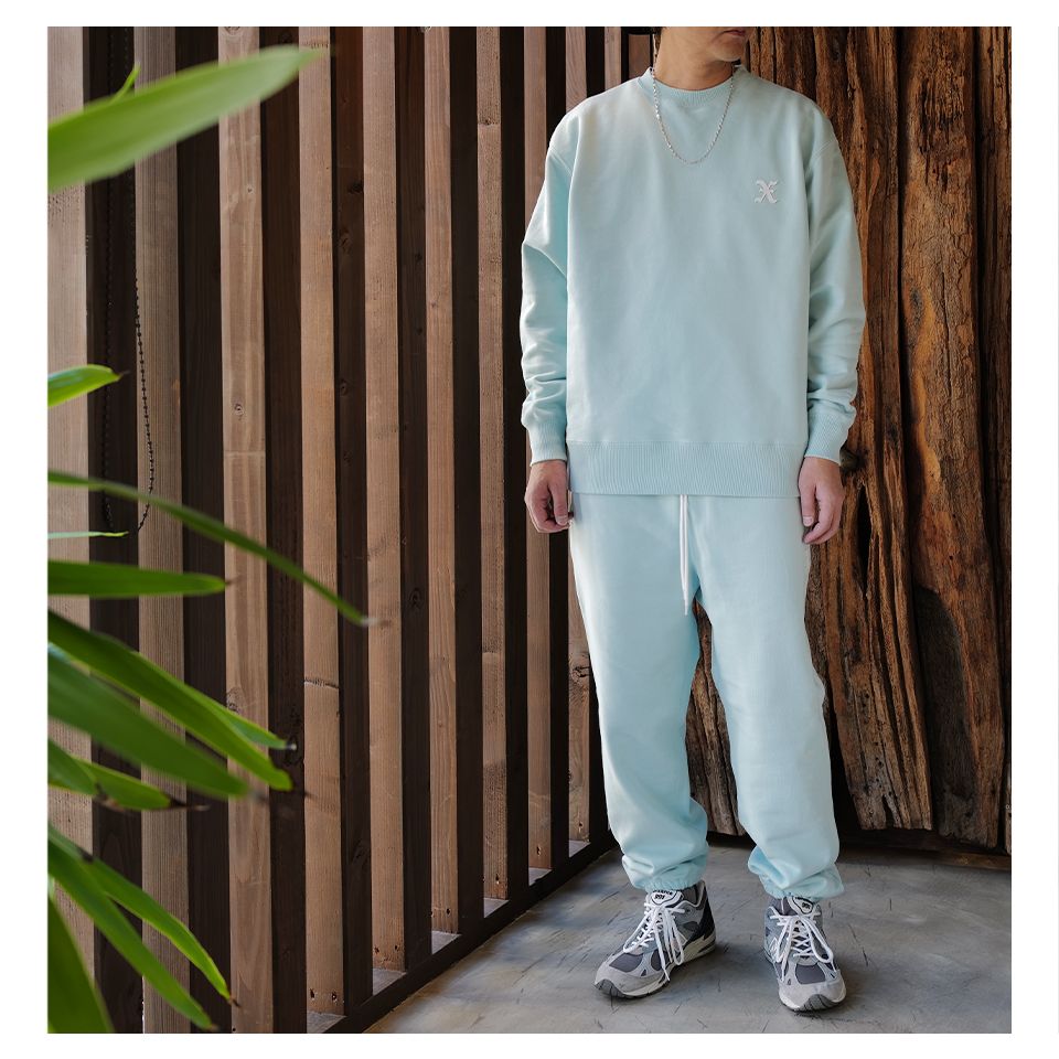 GOD SELECTION XXX - GX-A24-PT-03 SWEAT PANTS SAXE | River