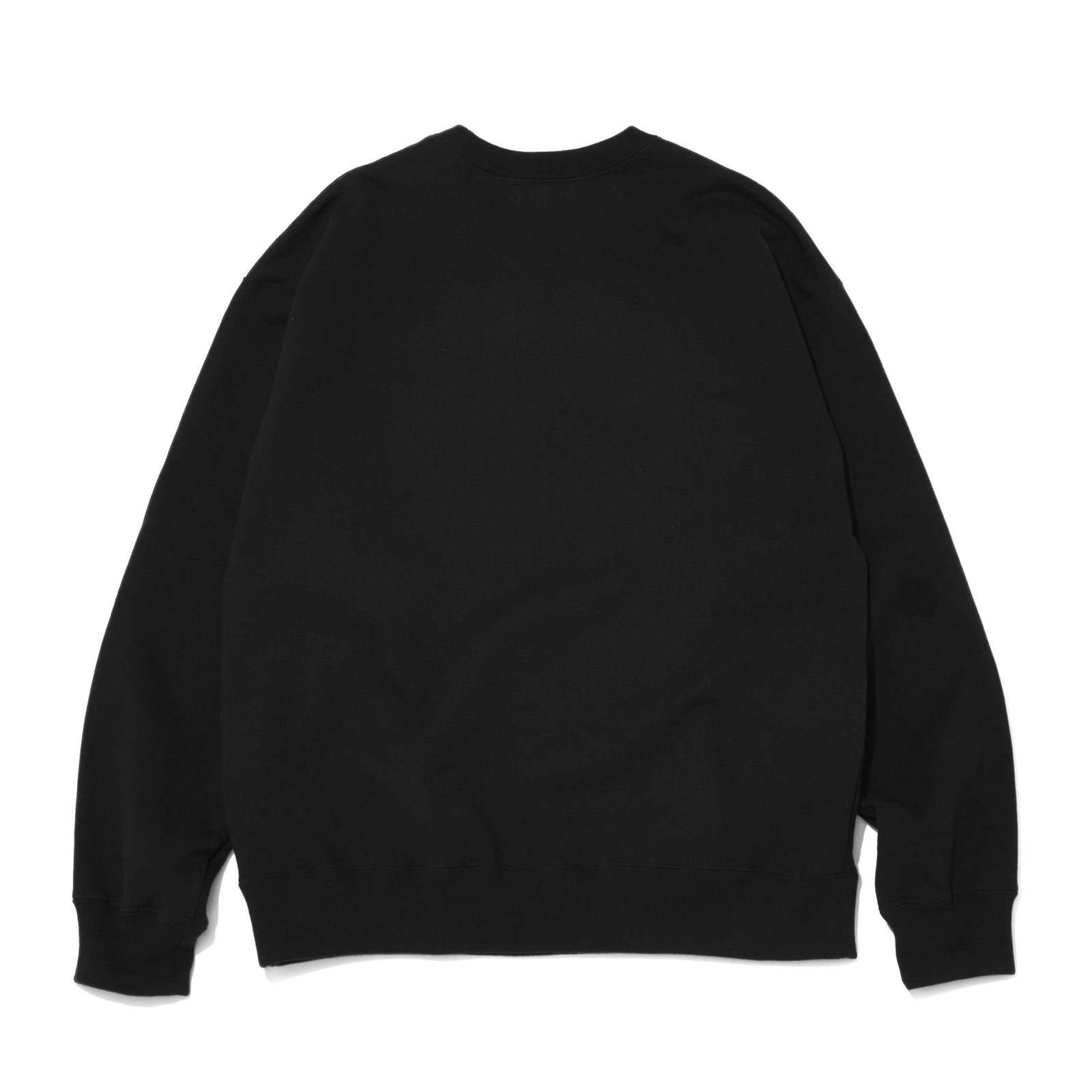 GX-A26-CS-02  CREW NECK SWEAT SHIRT   BLACK