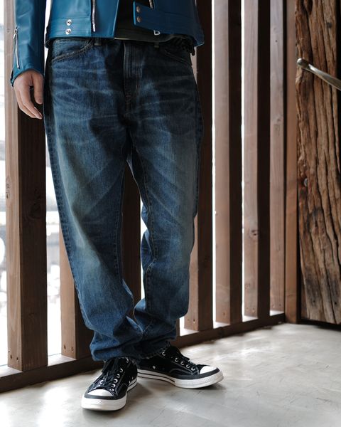 Lewis Leathers Cyclone -サイクロン- 【Tight-Fit】 (ホースレザー / 裏地:タータンチェック/) VintageTurquoise