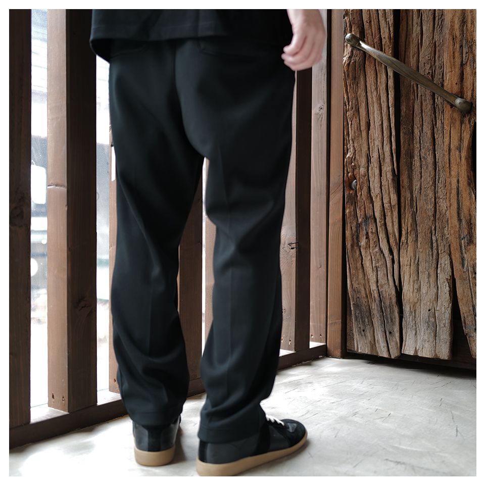 GX-A25-PT-06  JERSEY TRACK PANTS  BLACK