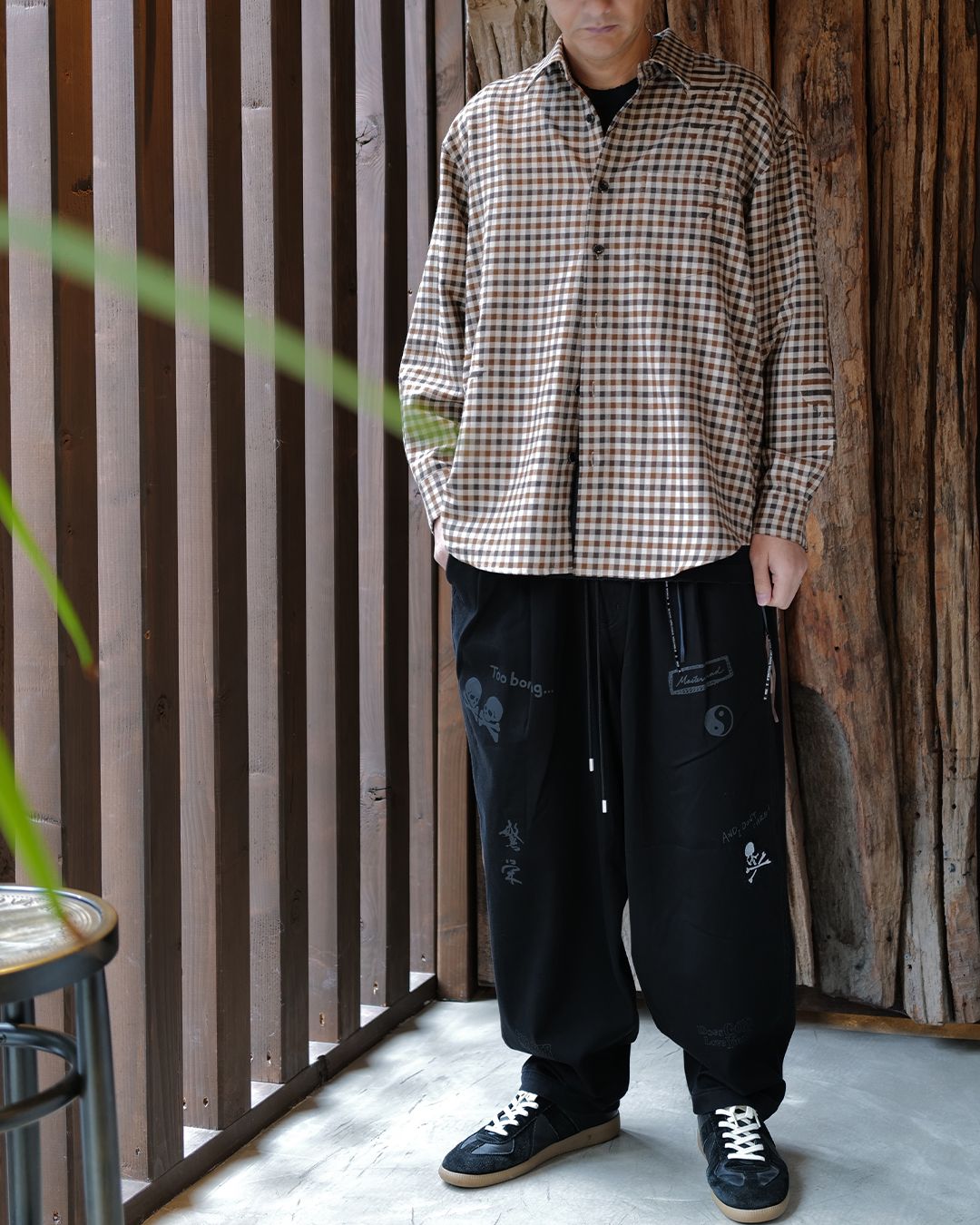 【mastermindJAPAN】 CHECK SHIRT