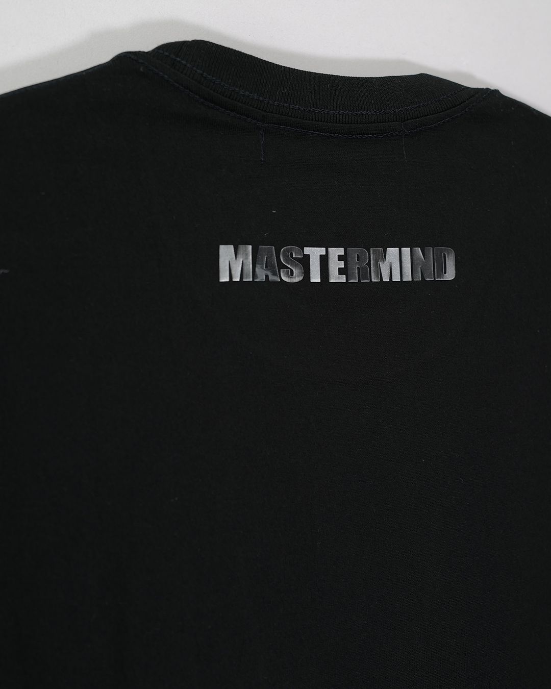 【mastermindJAPAN】 SIDE PANEL SS TEE BLACK x TOP GRAY