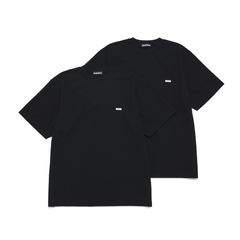 GX-A25-TT-01  2PIECE PACK T-SHIRT   BLACK