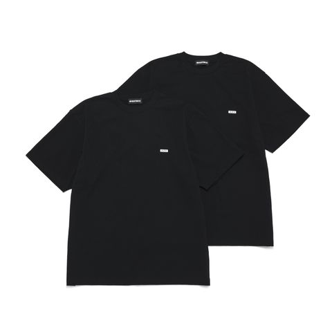 GX-A25-TT-01  2PIECE PACK T-SHIRT   BLACK