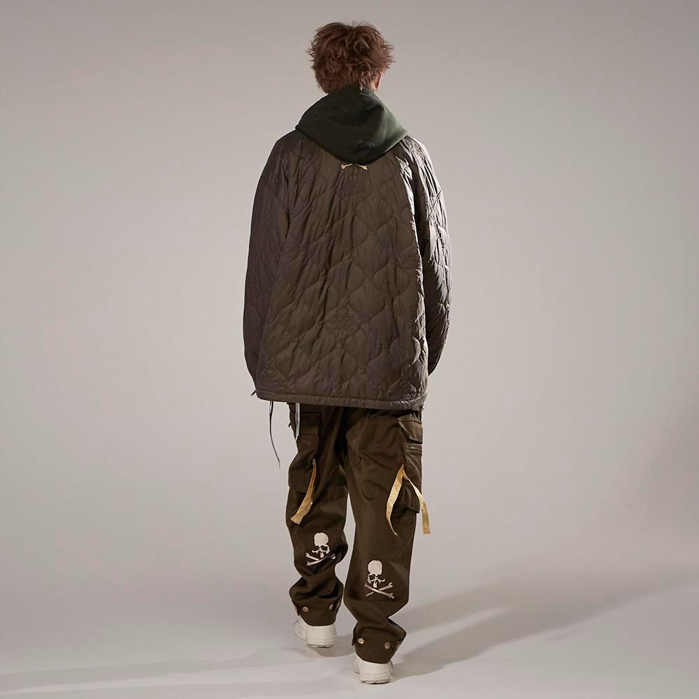 【MASTERMIND WORLD】 QUILTED JACKET  OLIVE