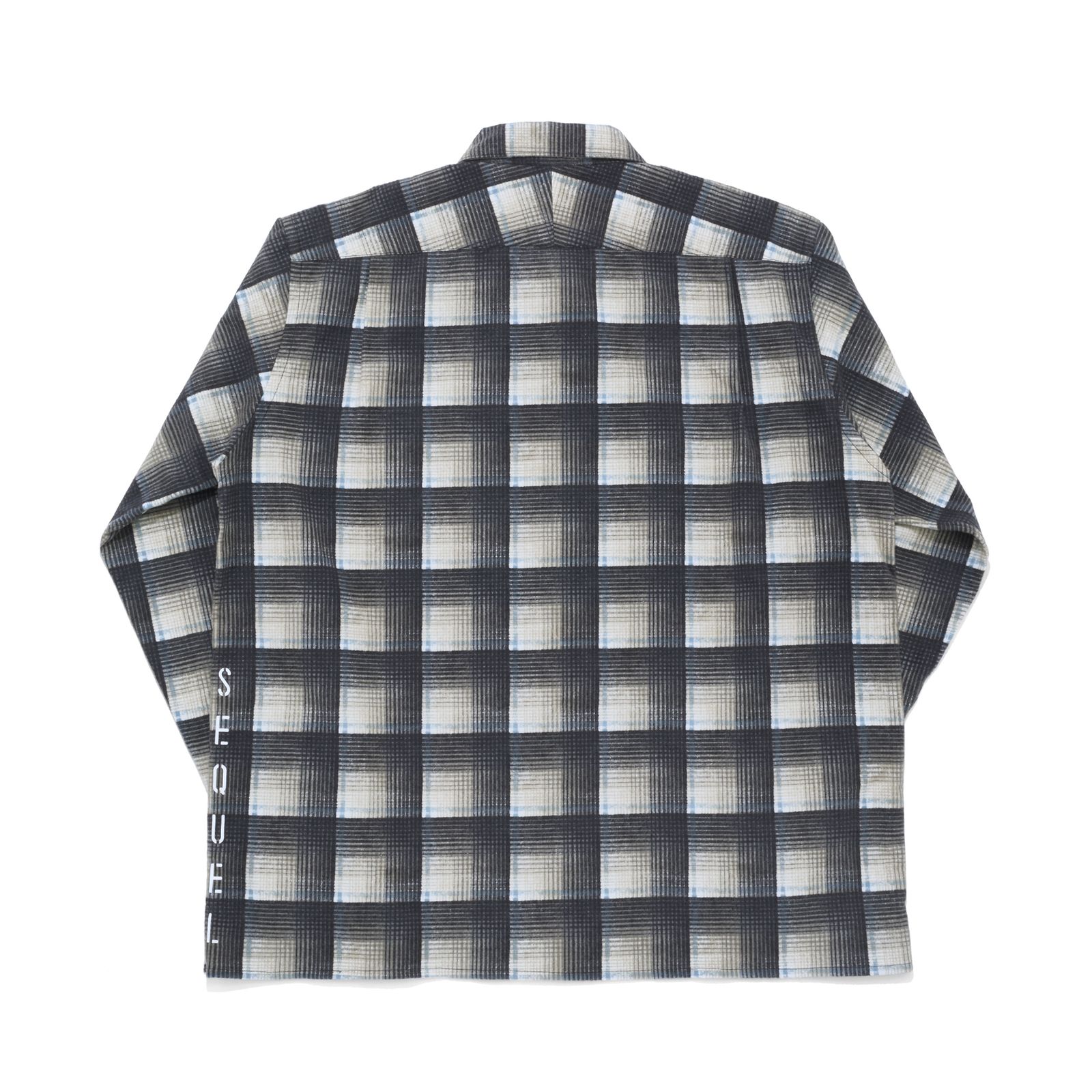 OPEN COLLAR SHIRT  Gray