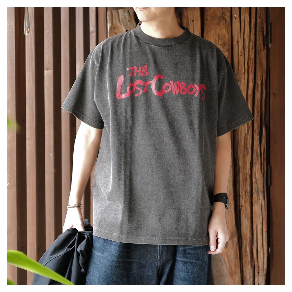 【Last1 L】 PRINTED TEE -SPRAY-