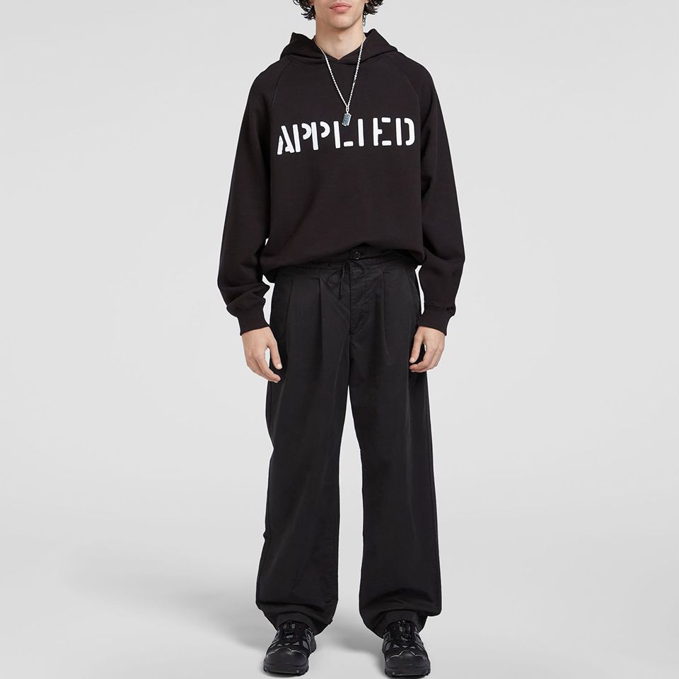 DM1-8 Pleated Pant ［Black］
