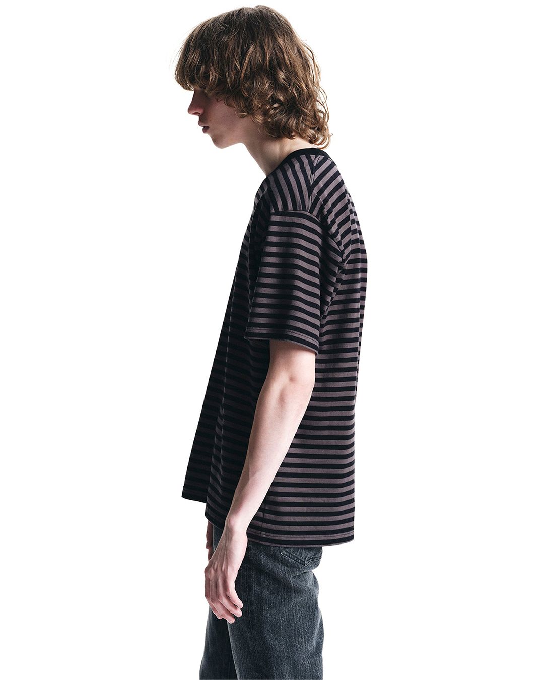 Overdye Border Crewneck Tee  BLT