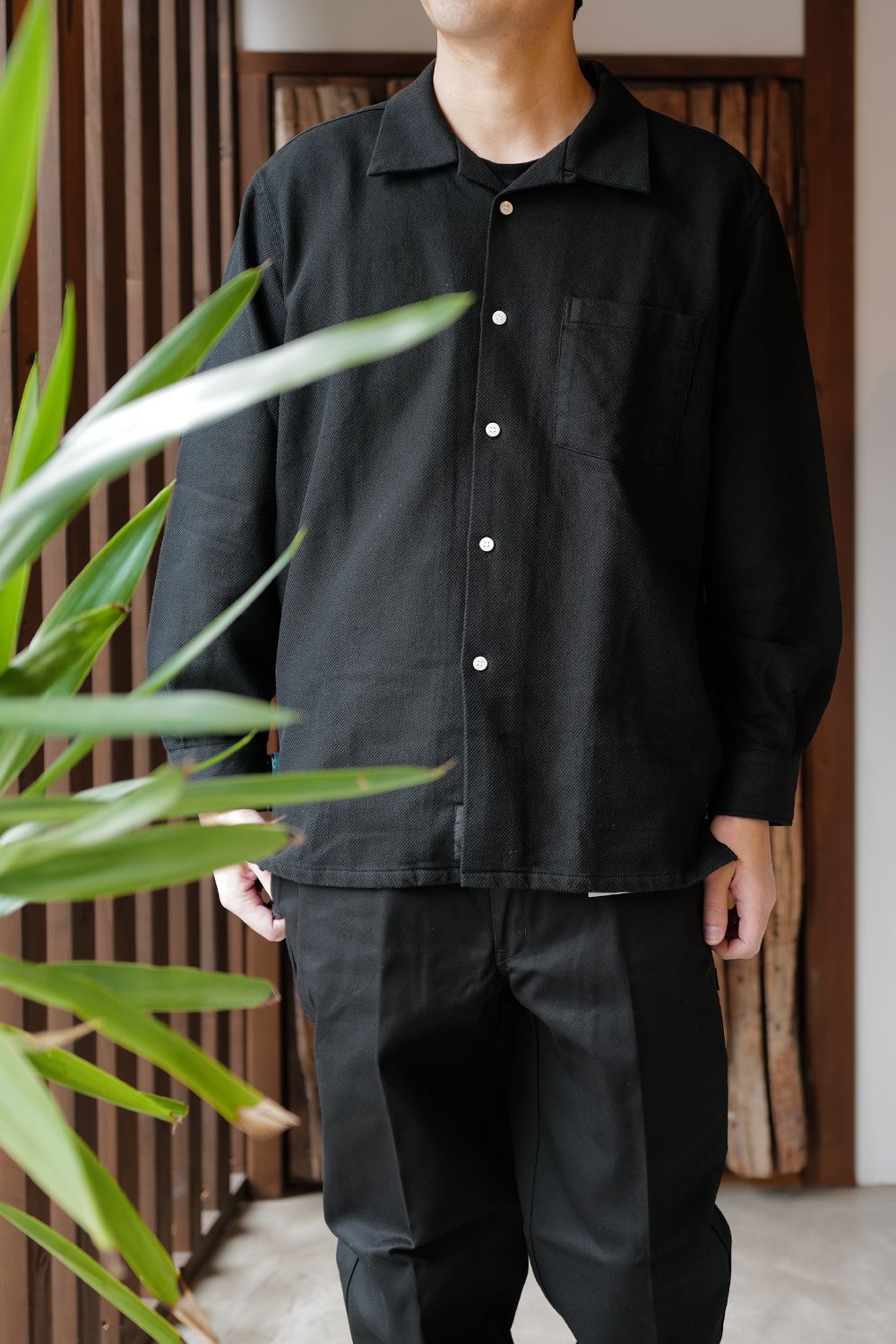 SEQUEL SQ-21SS-SH-03 シャツ BLACK SEQUEL SQ-21SS-SH-03 シャツ BLACK