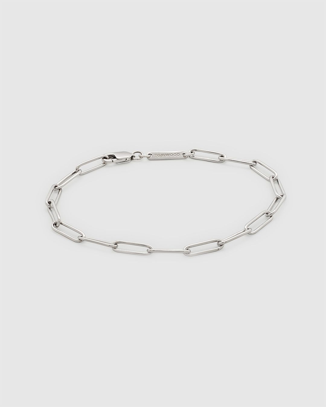 Box Bracelet 7.7Inch(19.5cm) /  ボックスブレスレット / 925スターリングシルバー / ホワイトロジウムメッキ (ユニセックス)