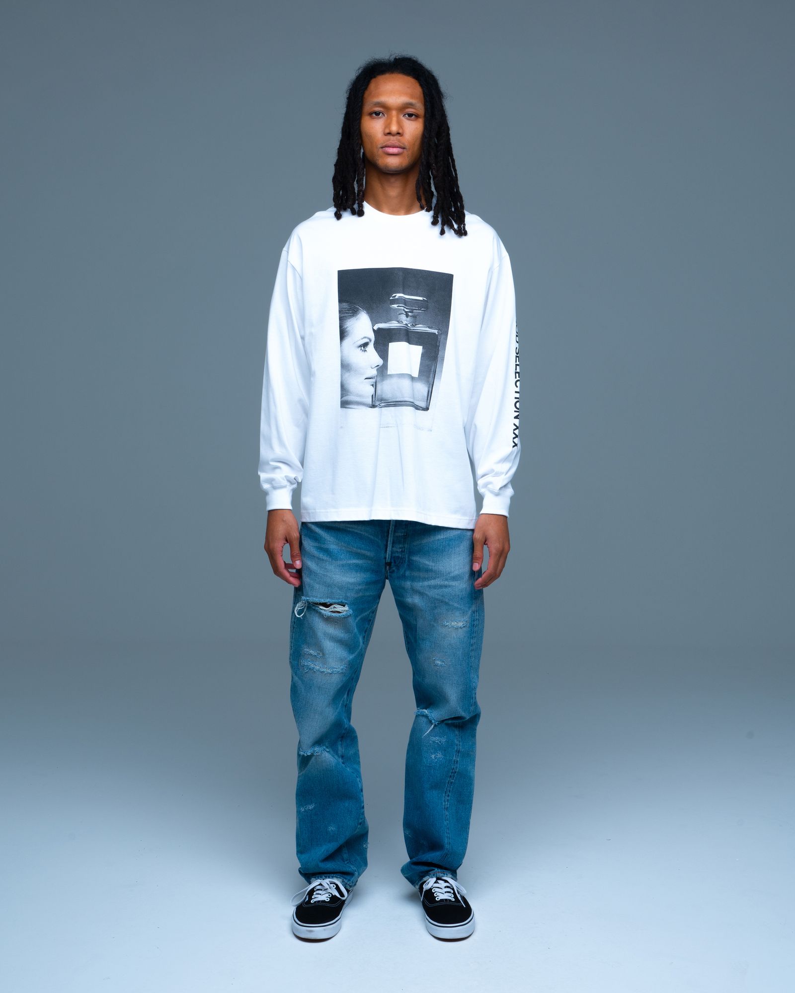 GX-S26-LT-03  LONG SLEEVE T-SHIRT [WHITE]