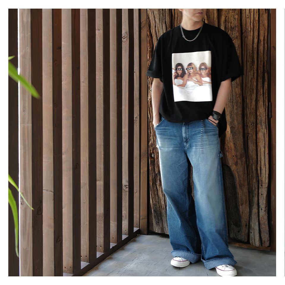【LAST1 M】 GX-S25-ST-04   T-SHIRT   BLACK