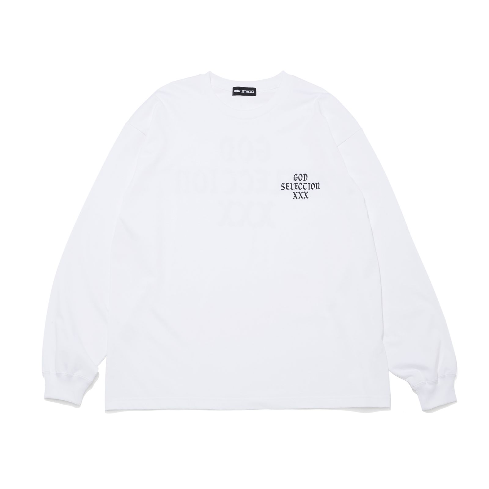 GOD SELECTION XXX - GX-S24-LT-04 LONG SLEEVE T-SHIRT WHITE | River