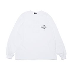 【Last1 SizeS】GX-S24-LT-04   LONG SLEEVE T-SHIRT   WHITE
