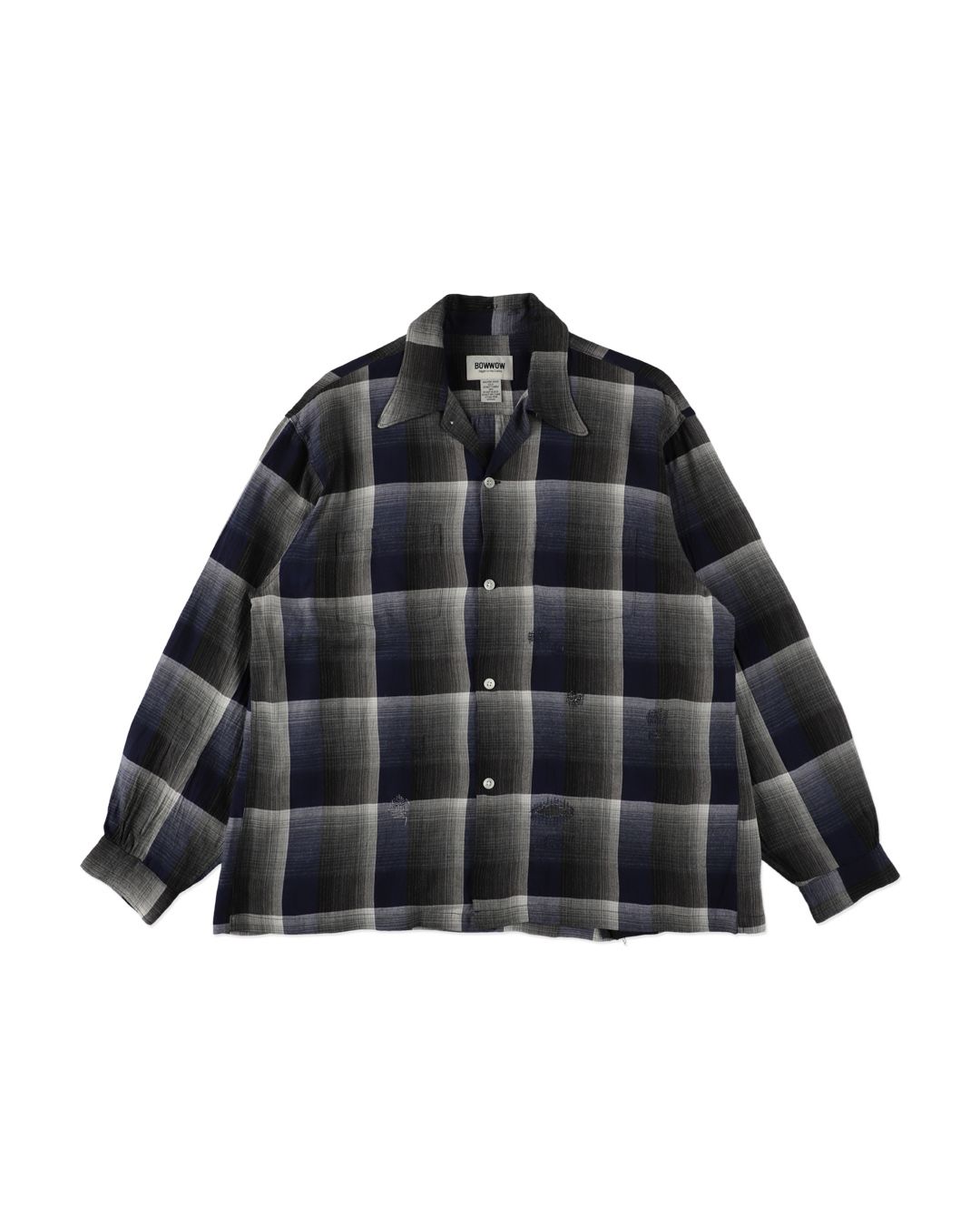 BWU-CRS / CHECK RAYON SHIRT