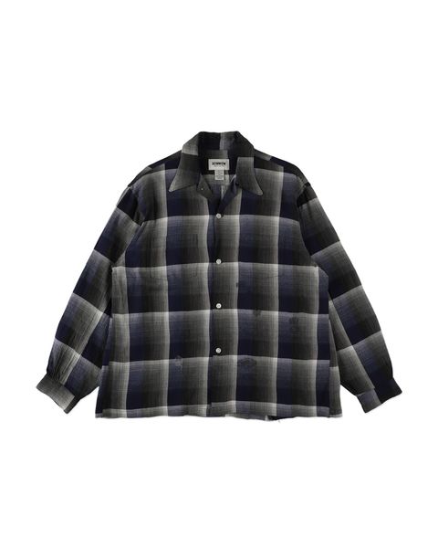BWU-CRS / CHECK RAYON SHIRT