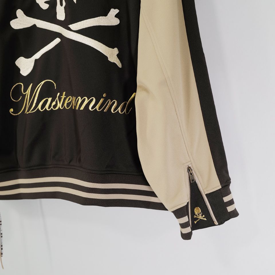 【MASTERMIND WORLD】 SOUVENIR TRACK JACKET  BROWN x MOCHA