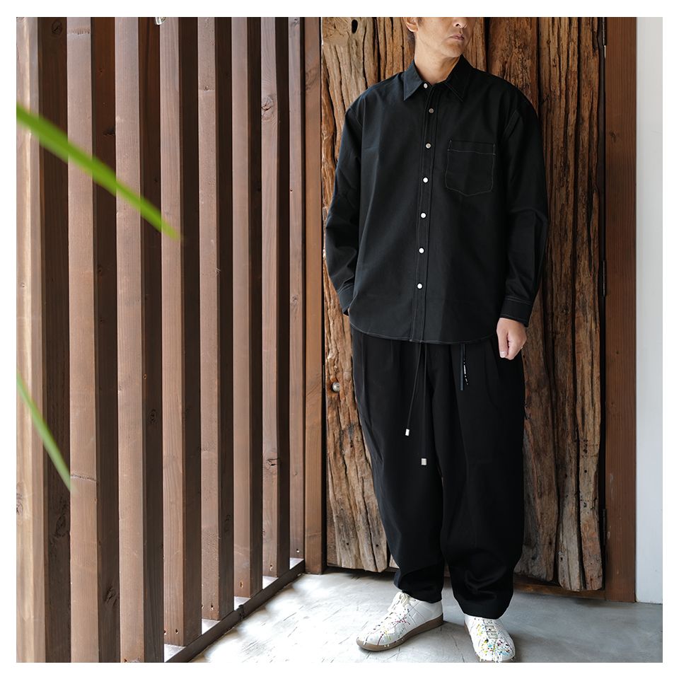 【mastermindJAPAN】 OXFORD SHIRT  BLACK