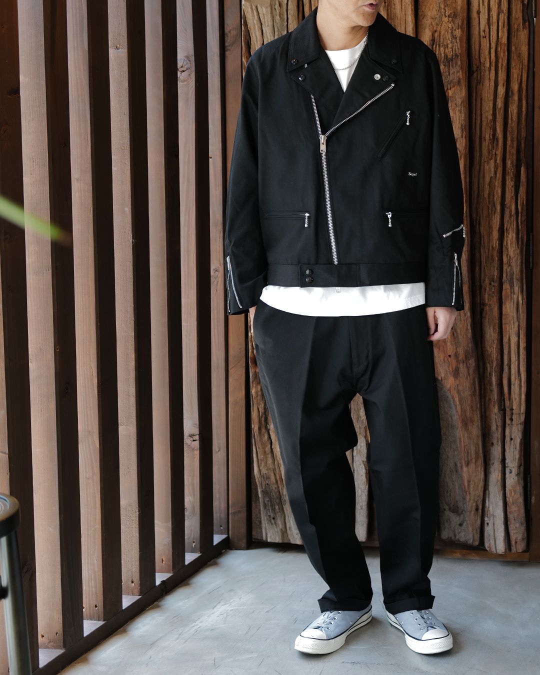CHINO PANTS (TYPE-XF)  [BLACK]