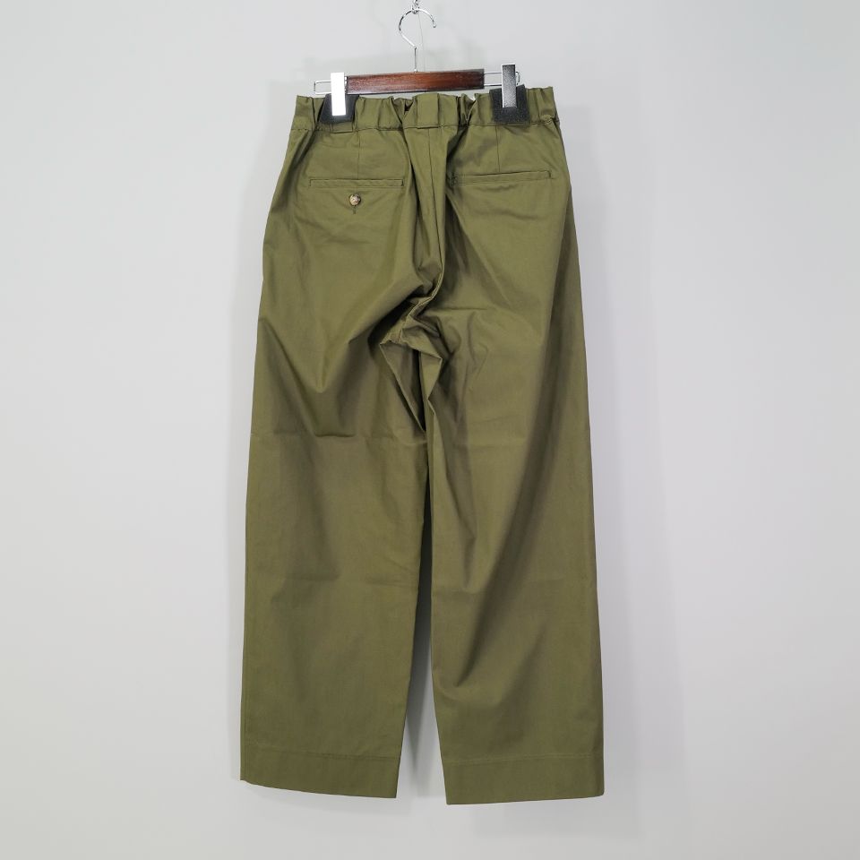 【Last1 Size2】Rubber Back Pants  OD.Green