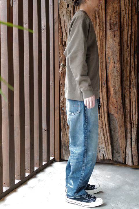 SEQUEL x FRAGMENT  SQ-24AW-PT-09 DAMAGE DENIM PANTS