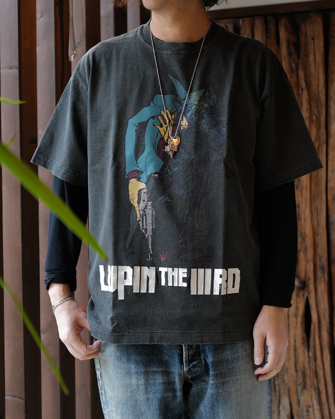 [LUPIN THE IIIRD]  S/S T-Shirt (JIGEN) Black