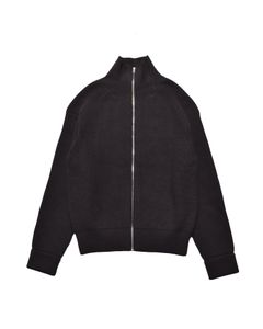 Heavyweight Trucker Knit Blouson  C.gry