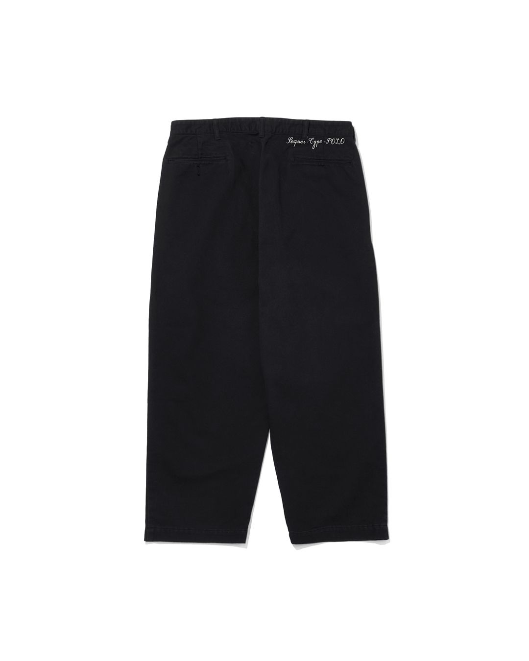 TUCK PANTS (TYPE-POLO)  [BLACK]