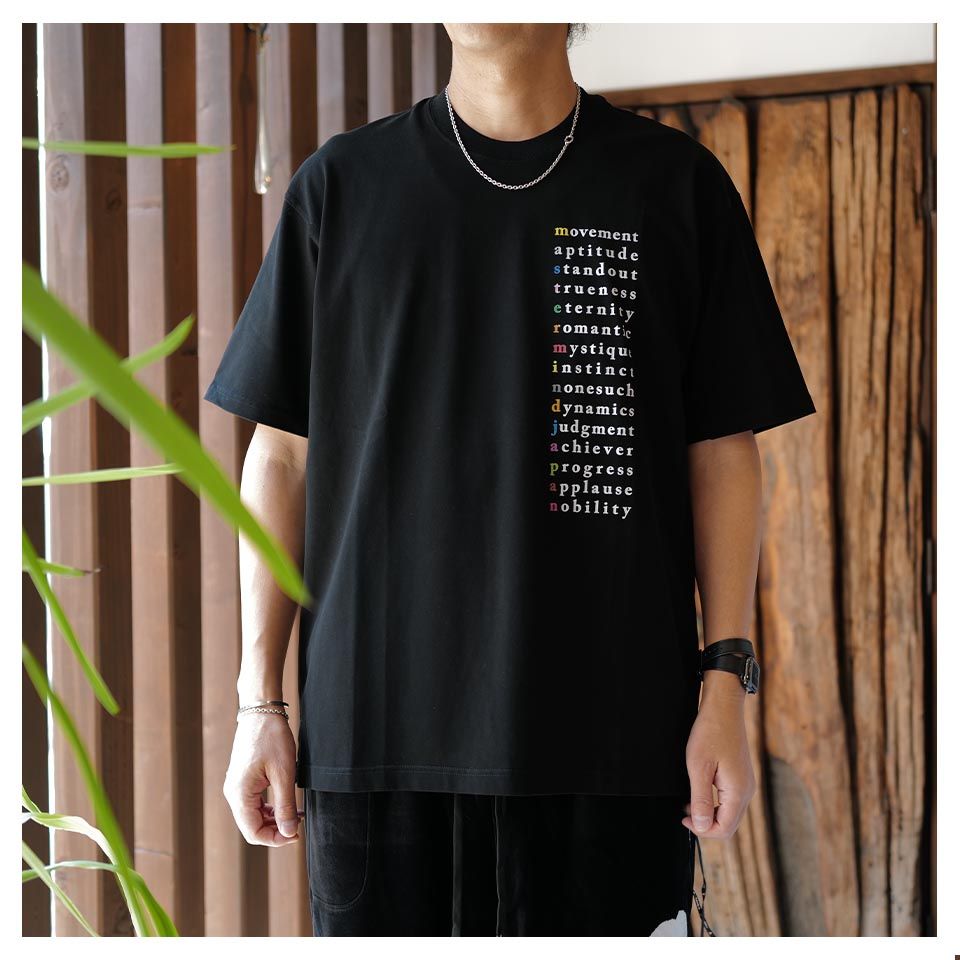 【mastermindJAPAN】 mastermind JAPAN COLLECTION SS TEE BLACK