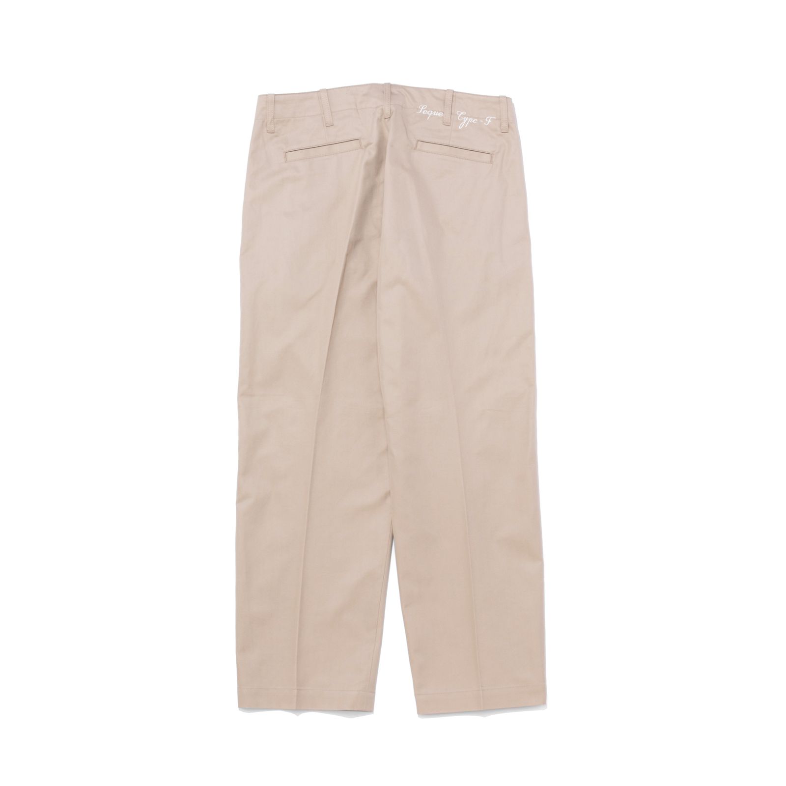 定価35,200円 シークエル SEQUEL TYPE-F ロゴ チノパンツ SEQUEL(シークエル) / CHINO PANTS -TYPE F- | 公式通販・JACK