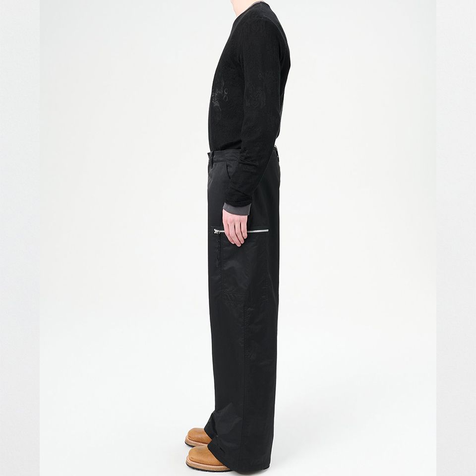 Our Legacy - Tactical Cargo Black High Gloss Sateen