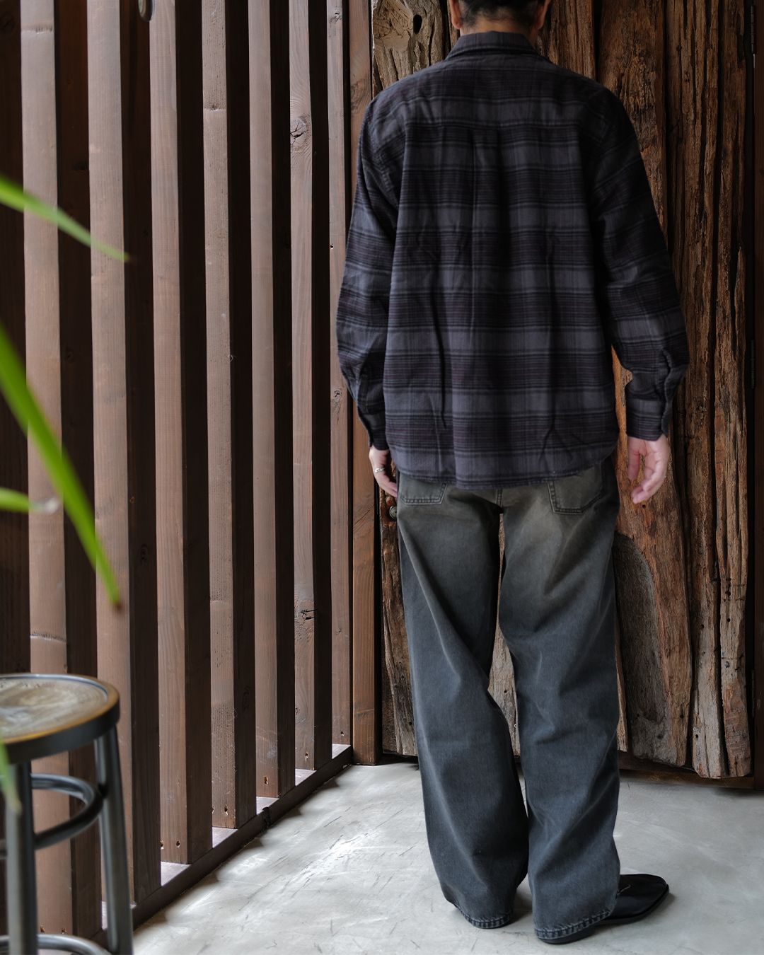 ABOVE SHIRT  Faded Nocturne Check Flannel