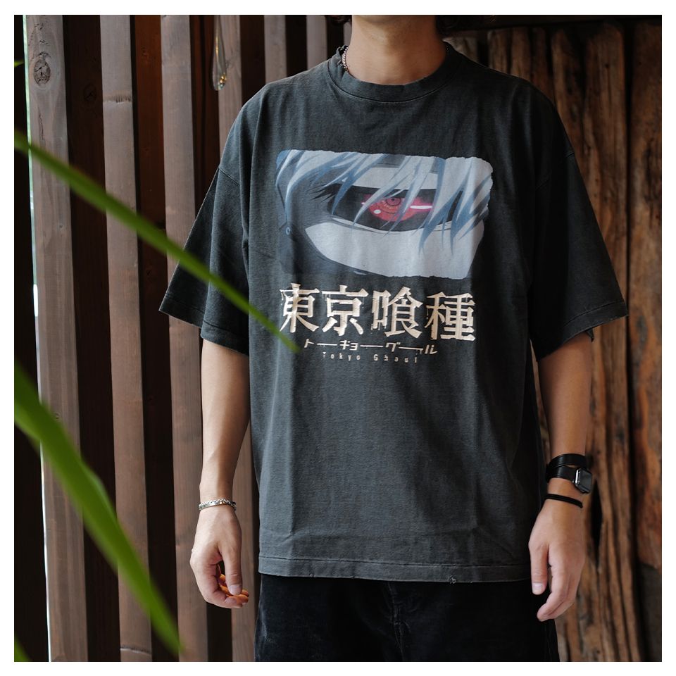 東京喰種 S/S T-Shirt (KANEKI BACK BORN) Black