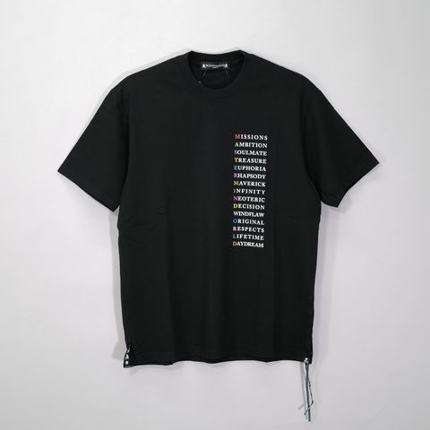 【MASTERMIND WORLD】 MASTERMIND WORLD COLLECTION SS TEE  BLACK