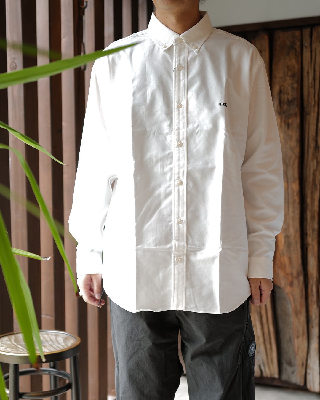 S26-SH-01 B.D SHIRT [WHITE]