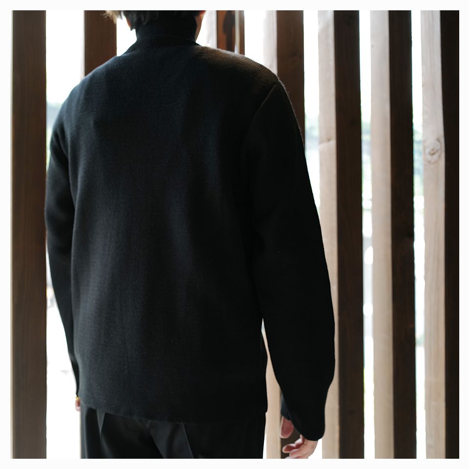 OUR LEGACY - FUNICHAN SWEATER Black Rustic Merino | River