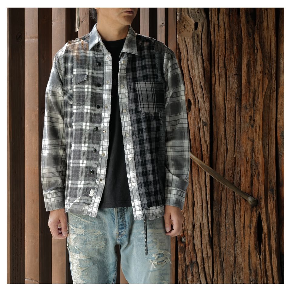 【Rafu】 Remake shirt （BLACK）