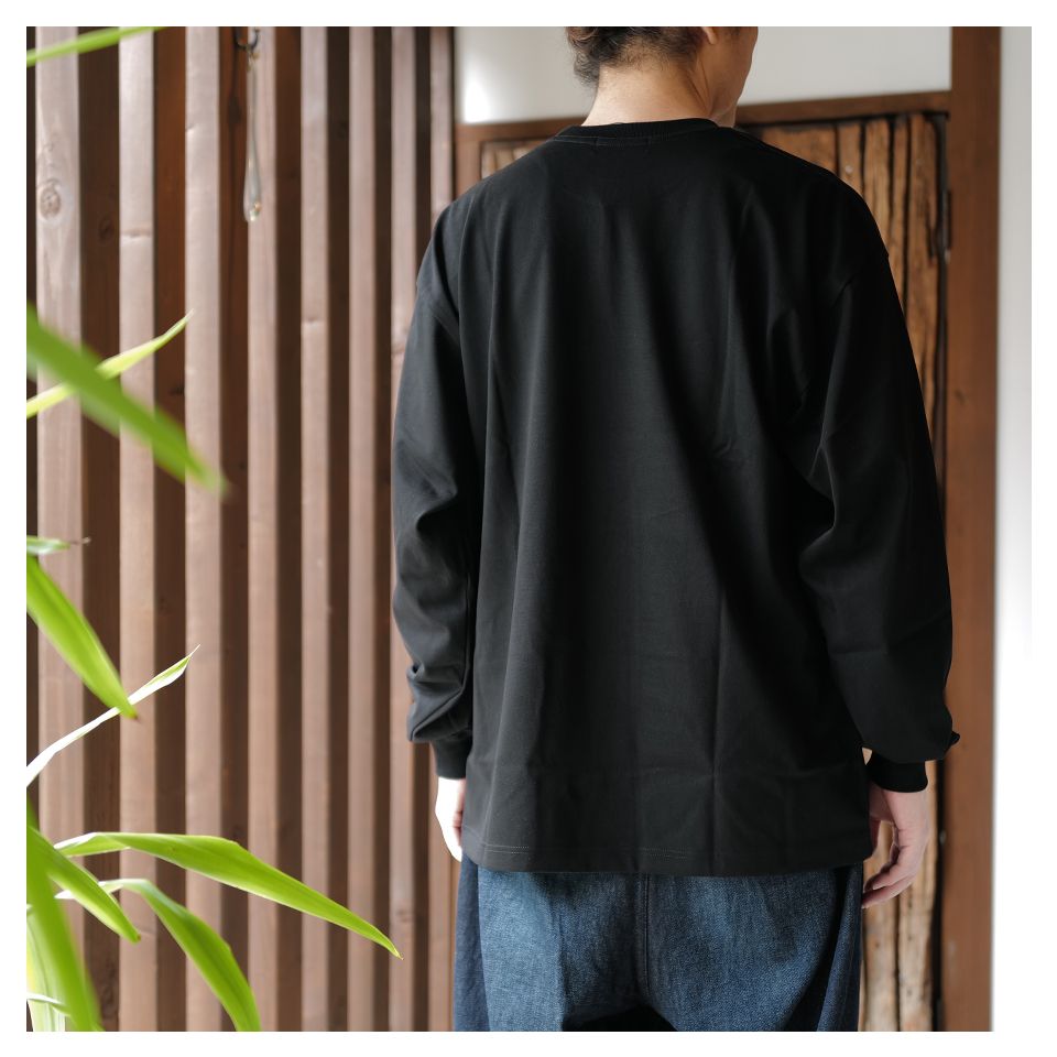 GX-S25-LT-01  LONG SLEEVE T-SHIRT   BLACK